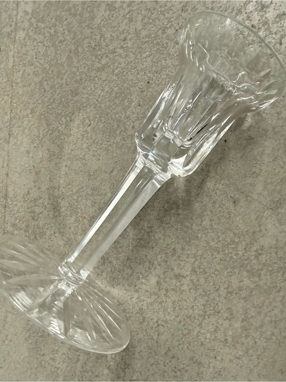 Waterford Crystal Candle Holder 6” H x 3” D